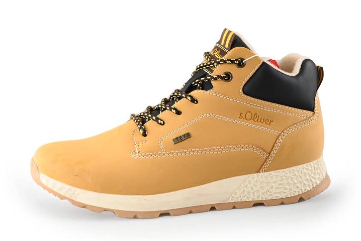 s. Oliver Veterboots in maat 42 Geel | 10% extra korting, Kleding | Heren, Schoenen, Overige kleuren, Zo goed als nieuw, Boots