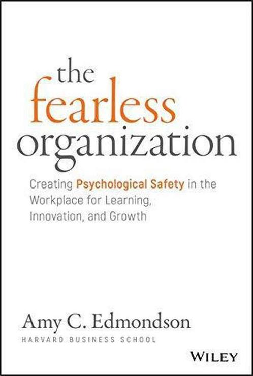 The Fearless Organization 9781119477242 Amy C. Edmondson, Boeken, Overige Boeken, Zo goed als nieuw, Verzenden
