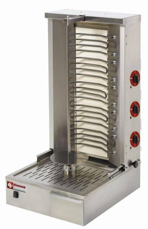 Elektrisch Kebab grill 55 kg HorecaTraders, Zakelijke goederen, Horeca | Keukenapparatuur, Verzenden