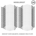 Sublimatie mondkapjes - Large -Set van 50 - Bedrukbaar, Verzenden