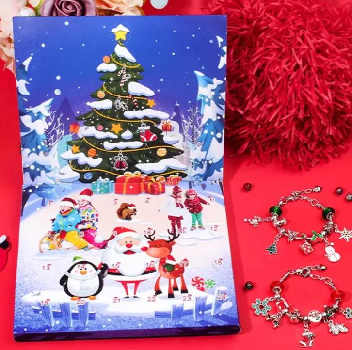 Advent Kalender DIY Armbanden Maak-set, Sieraden, Tassen en Uiterlijk, Armbanden, Verzenden