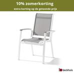2 stuks Sieger Calvi Stapelstoel Aluminium/textileen, Huis en Inrichting, Stoelen, Ophalen of Verzenden, Nieuw, Overige materialen