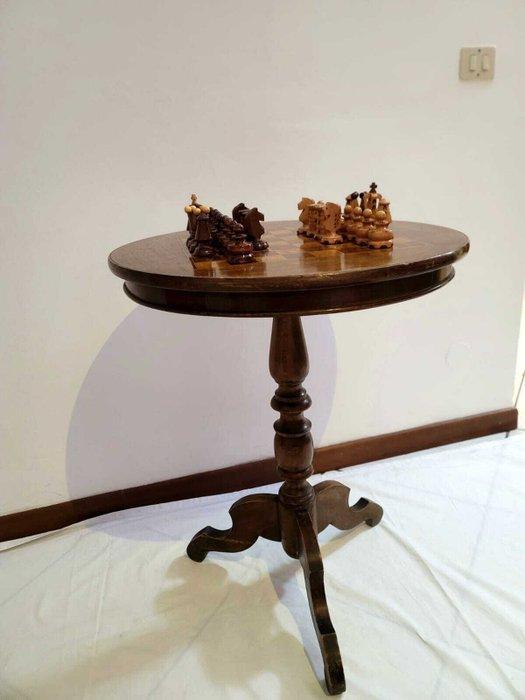 Schaaktafel (33) - Hout - Schaakbord, Antiek en Kunst, Curiosa en Brocante