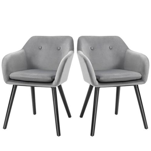 TRUUSK Eetkamerstoelen In Aantrekkelijk Design, Metalen Stru, Huis en Inrichting, Stoelen, Nieuw, Verzenden
