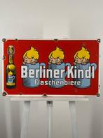 Berliner Kindl - Emaille plaat - Gemaakt van ijzer van 1,5, Antiek en Kunst