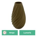 Lunaris | Beige | 34CM, Huis en Inrichting, Woonaccessoires | Vazen, Ophalen of Verzenden, Nieuw