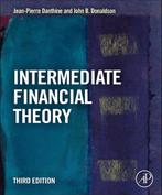 9780123865496 Intermediate Financial Theory 3rd, Verzenden, Zo goed als nieuw, Jean-Pierre Danthine & John B Donaldson