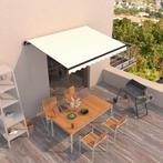 vidaXL Luifel handmatig uittrekbaar 350x250 cm crèmekleurig, Verzenden, Nieuw