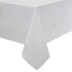 Tafelkleed - Satin Band - Wit - 137 x 178 cm - GW420, Verzenden