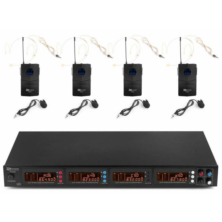 Retourdeal - Power Dynamics PD504B digitaal draadloos microf, Muziek en Instrumenten, Microfoons, Zo goed als nieuw, Verzenden