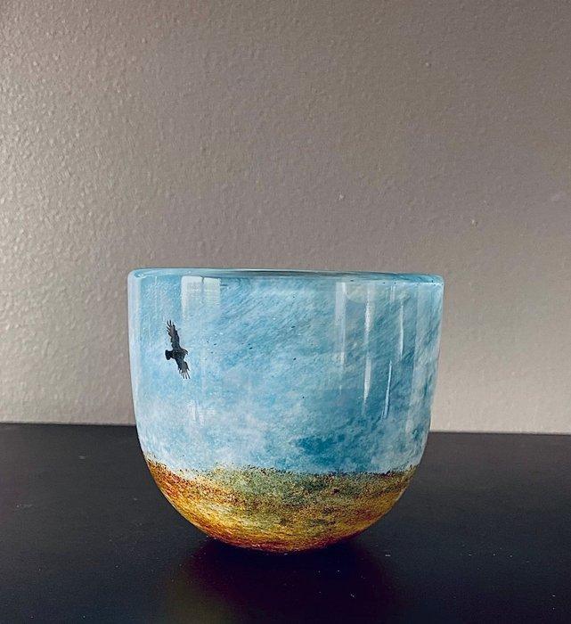 Kosta Boda - Kjell Engman - Vaas - NORDIC - Glas - kom, Antiek en Kunst, Antiek | Glas en Kristal