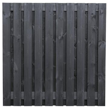 Douglas zwart gespoten tuinscherm geschaafd 180x180cm (priva beschikbaar voor biedingen