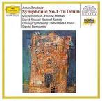 cd - Anton Bruckner - Symphonie No.1 - Te Deum, Cd's en Dvd's, Verzenden, Zo goed als nieuw