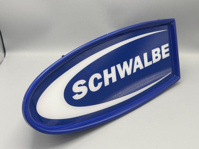 Lichtbak - Licht reclame Schwalbe - Plastic, Antiek en Kunst, Antiek | Wandborden en Tegels
