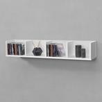 Wandrek Ekero met 4 vakken 95x17x16,5 cm wit, Huis en Inrichting, Woonaccessoires | Wandplanken en Boekenplanken, Verzenden, Nieuw