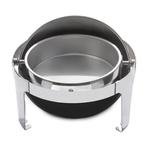 GGM Gastro | Chafing Dish - Rond - met oprolbaar afdekscherm, Verzenden, Nieuw in verpakking