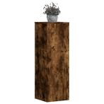 vidaXL Plantenstandaards 2 st 33x33x100 cm bewerkt hout, Verzenden, Nieuw