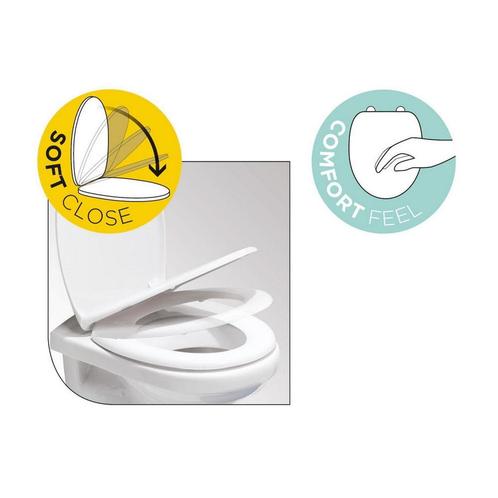 Toiletzitting Tiger Titan Comfort Feel Softclose, Doe-het-zelf en Verbouw, Sanitair, Ophalen of Verzenden