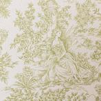 BA066 - Tessuto Toile de Jouy Verde – 2,8 x 2,5 m -