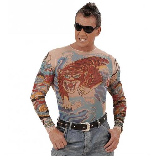 Tattooshirt Tiger voor heren - Tattoo kleding, Kleding | Heren, Carnavalskleding en Feestkleding, Verzenden