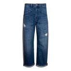 MAC • blauwe Baggy straight galon jeans • 36, Kleding | Dames, Spijkerbroeken en Jeans, MAC, Verzenden, Nieuw, Blauw