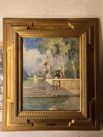 Rodolfo Paoletti (1866-1940) - Veduta con figurette