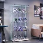 Witte Glazen Vitrinekast met LED Licht en Slot 78,5x35x163 c, Verzenden, Nieuw in verpakking