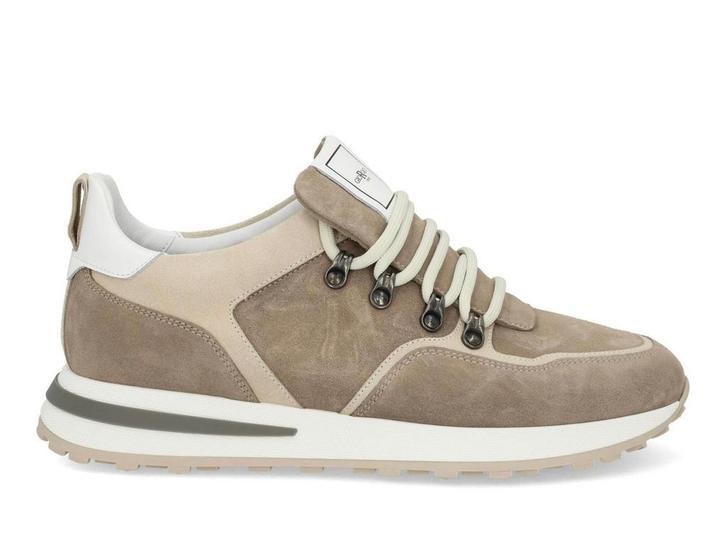 2dekans | Giorgio Herensneakers Beige Suède – -, Kleding | Dames, Schoenen, Beige, Zo goed als nieuw, Ophalen of Verzenden