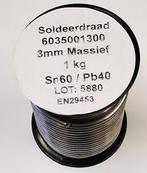 draadsoldeer Sn/Pb 60/40 3mm rol 1kg, Doe-het-zelf en Verbouw, Ophalen of Verzenden, Nieuw