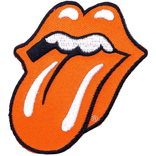 The Rolling Stones - Classic Tongue Oranje patch off. merch, Verzamelen, Muziek, Artiesten en Beroemdheden, Kleding, Nieuw, Ophalen of Verzenden
