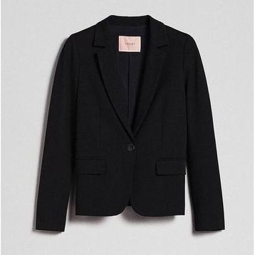 Twinset • blazer met een knoop in zwart • XL (IT48)