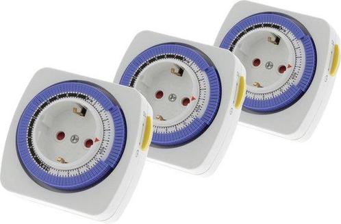 Q-link Schakelklok Mechanisch Dagprogramma max.3500Watt, Doe-het-zelf en Verbouw, Elektra en Kabels, Zo goed als nieuw, Ophalen of Verzenden
