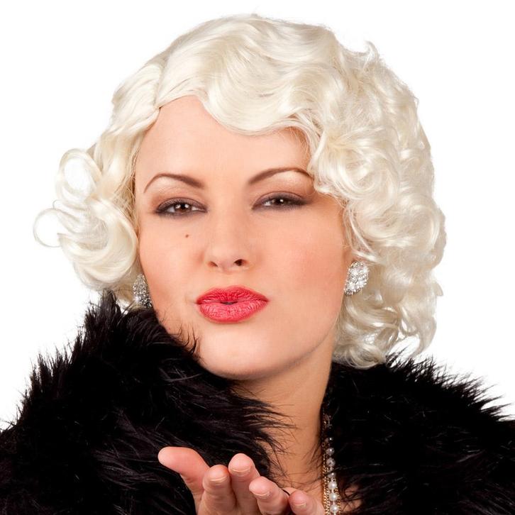 Marilyn Monroe Pruik Deluxe, Hobby en Vrije tijd, Feestartikelen, Nieuw, Verzenden