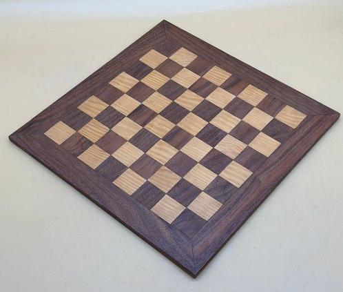 Schaakspel - Elegantes Schachbrett aus Holz – klassisches, Antiek en Kunst, Curiosa en Brocante