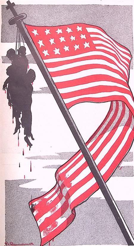 Menging van kerk en staat in Amerika op spotprent (Lithos), Antiek en Kunst, Kunst | Litho's en Zeefdrukken, Verzenden