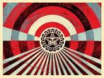 Shepard Fairey (OBEY) (1970) - Tunnel Vision (Blue), Antiek en Kunst, Kunst | Schilderijen | Modern