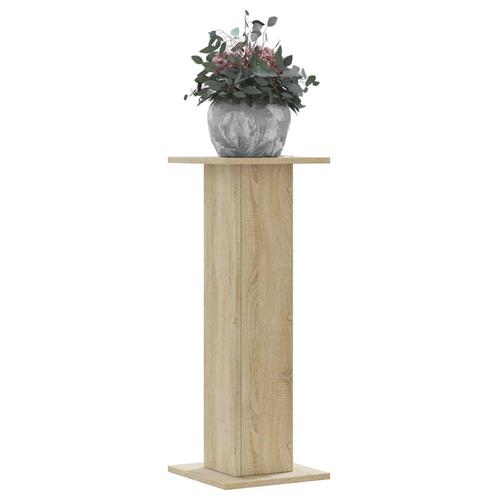 vidaXL Plantenstandaards 2 st 30x30x80 cm bewerkt hout, Tuin en Terras, Overige Tuin en Terras, Nieuw, Verzenden