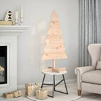 vidaXL Kerstdecoratie kerstboom 120 cm massief grenenhout, Diversen, Kerst, Verzenden, Nieuw