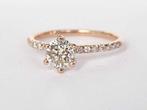 Verlovingsring - 14 karaat Roségoud - 0.82ct. tw. Diamant