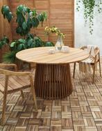 2dekans | House Nordic Eettafel Lorca - Teak - Naturel -, Huis en Inrichting, Tafels | Eettafels, Ophalen of Verzenden, Zo goed als nieuw