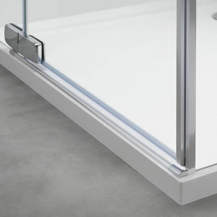 Aanbieding: 5-Hoek Douchecabine Custom Links 90X90Cm Zilver, Doe-het-zelf en Verbouw, Sanitair, Ophalen of Verzenden