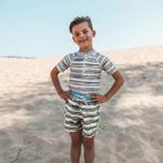 Zwembroek UV50 Siem dyed stripe multicolor  Salted Stories, Kinderen en Baby's, Babykleding | Maat 50, Nieuw, Ophalen of Verzenden