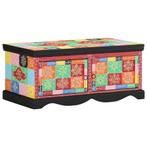 vidaXL Salontafel 90x50x40 cm massief mangohout meerkleurig, Verzenden, Nieuw, Overige houtsoorten, 50 tot 100 cm