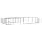 vidaXL Hondenkennel 79,86 m² staal, Verzenden, Nieuw