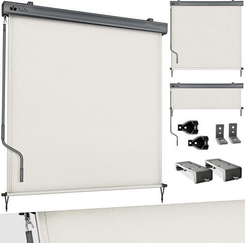 Tillvex® Klemluifel - Balkonluifel - Zonwering - 140x250cm -, Huis en Inrichting, Kasten | Computermeubels, Nieuw, Verzenden
