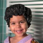 Douchemuts Kind / Shower cap voor kinderen - Zwart Gouden St, Ophalen of Verzenden, Nieuw
