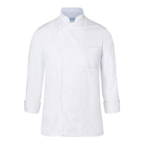 GGM Gastro | (6 stuks) KARLOWSKY | Koksjas Basic - Wit - |, Huis en Inrichting, Keuken | Textiel, Wit, Nieuw, Overige typen, Verzenden