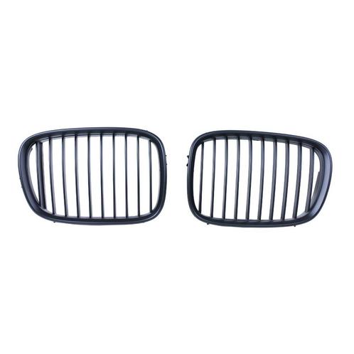 Grillen set | Nieren| BMW 5 serie E39 95-03 mat zwart, Auto-onderdelen, Carrosserie en Plaatwerk, Nieuw, BMW, Verzenden