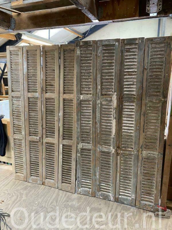 Louvre deuren en shutters, Huis en Inrichting, Woonaccessoires | Overige, Gebruikt, Ophalen