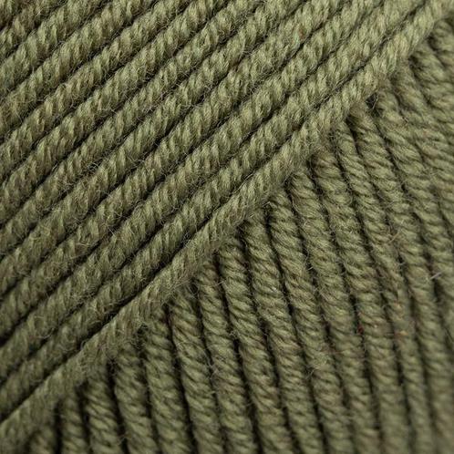 DROPS Merino Extra Fine Uni Colour - 53 mosgroen - Wol Gar, Hobby en Vrije tijd, Breien en Haken, Ophalen of Verzenden